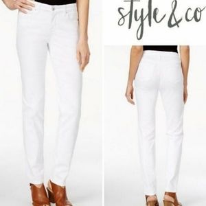 Bright White jeans Curvy, skinny, Long